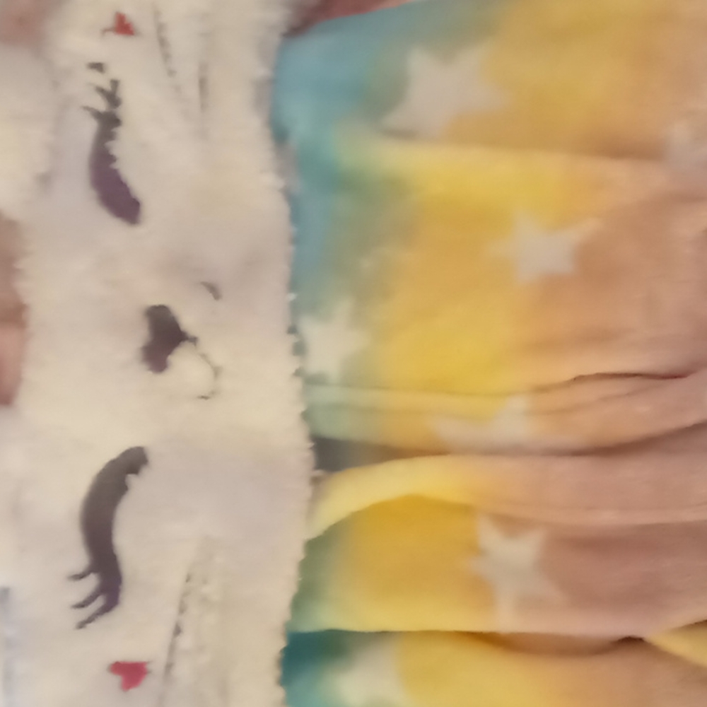 Nwt kids cuddle Duds star robe with hoodie kitten sz 10-12